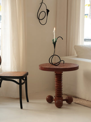 Calla Lily Candle Holder-Neutral Decor