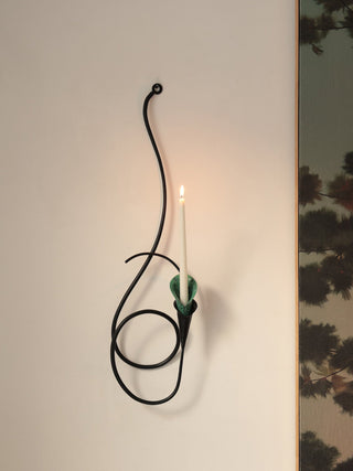 Calla Lily Candle Holder-Neutral Decor