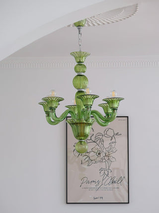 Aurora Lustre Murano Glass Exotic