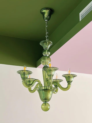 Aurora Lustre Murano Glass Exotic