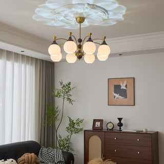 Illoros Lustre en Bois Élégance Traditionnelle