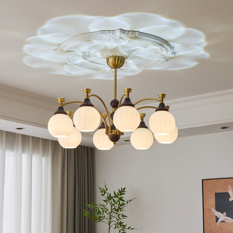 Neliana Lustre en Bois Élégance Traditionnelle