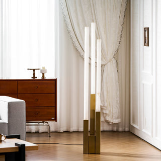 Callisto Alabaster Floor Lamp-Neutral Decor