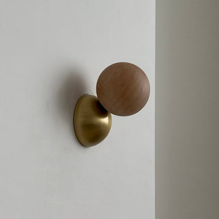 Arca Lampe Murale en Marbre et Métal Style Minimaliste Moderne Eclipse