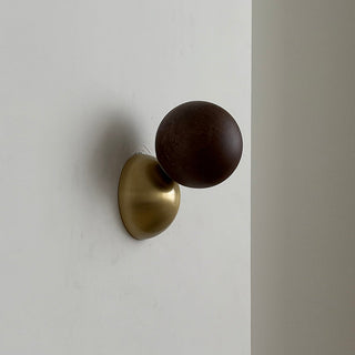 Arca Lampe Murale en Marbre et Métal Style Minimaliste Moderne Eclipse