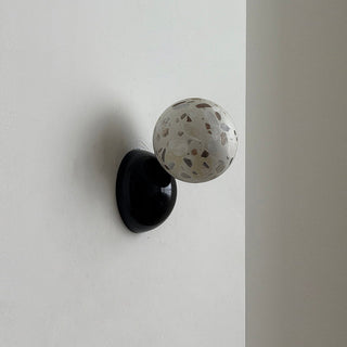 Arca Lampe Murale en Marbre et Métal Style Minimaliste Moderne Eclipse