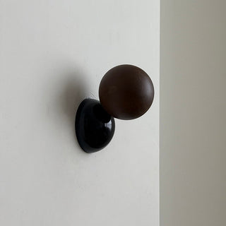 Arca Lampe Murale en Marbre et Métal Style Minimaliste Moderne Eclipse