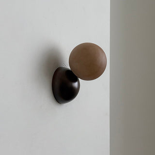 Arca Lampe Murale en Marbre et Métal Style Minimaliste Moderne Eclipse