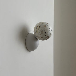 Arca Lampe Murale en Marbre et Métal Style Minimaliste Moderne Eclipse