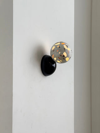 Arca Lampe Murale en Marbre et Métal Style Minimaliste Moderne Eclipse