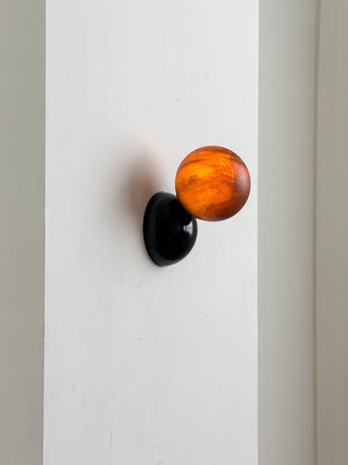 Arca Lampe Murale en Marbre et Métal Style Minimaliste Moderne Eclipse
