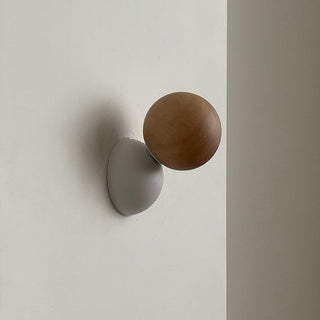 Arca Lampe Murale en Marbre et Métal Style Minimaliste Moderne Eclipse