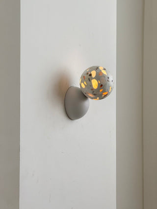 Arca Lampe Murale en Marbre et Métal Style Minimaliste Moderne Eclipse