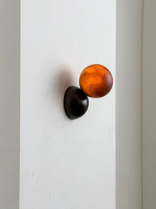 Arca Lampe Murale en Marbre et Métal Style Minimaliste Moderne Eclipse