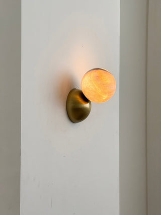 Arca Lampe Murale en Marbre et Métal Style Minimaliste Moderne Eclipse