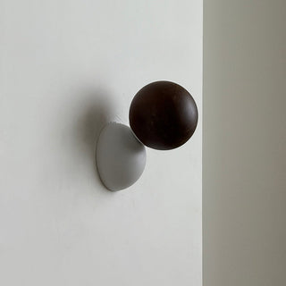 Arca Lampe Murale en Marbre et Métal Style Minimaliste Moderne Eclipse
