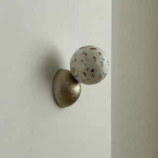 Arca Lampe Murale en Marbre et Métal Style Minimaliste Moderne Eclipse