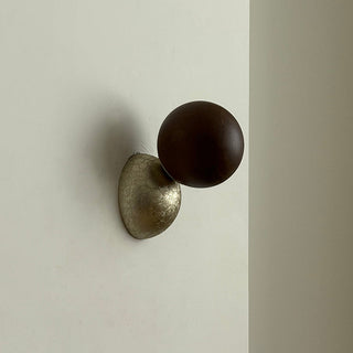 Arca Lampe Murale en Marbre et Métal Style Minimaliste Moderne Eclipse