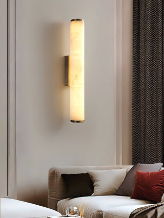 Arcus Lampe Murale Applique Style Élégant Minimaliste Moderne en Laiton et Albâtre