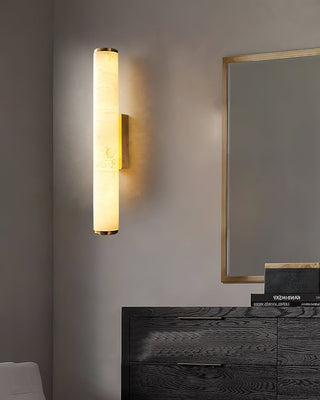 Arcus Lampe Murale Applique Style Élégant Minimaliste Moderne en Laiton et Albâtre