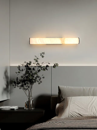 Arcus Lampe Murale Applique Style Élégant Minimaliste Moderne en Laiton et Albâtre