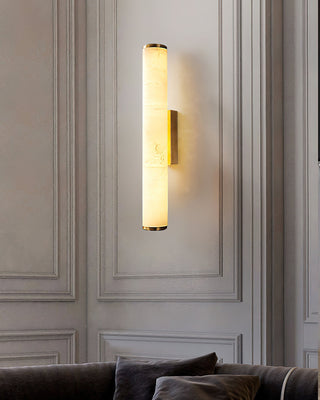 Arcus Lampe Murale Applique Style Élégant Minimaliste Moderne en Laiton et Albâtre