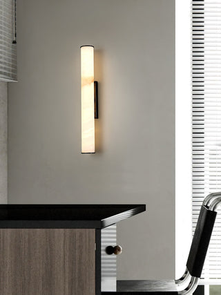 Arcus Lampe Murale Applique Style Élégant Minimaliste Moderne en Laiton et Albâtre