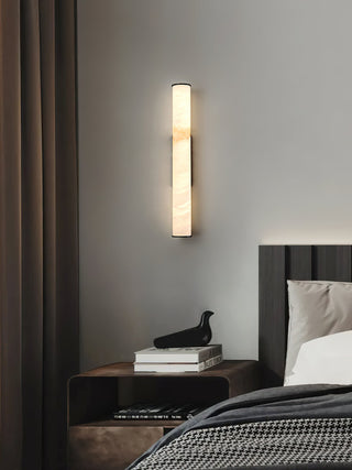 Arcus Lampe Murale Applique Style Élégant Minimaliste Moderne en Laiton et Albâtre