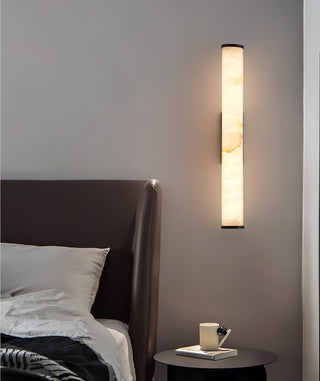 Arcus Lampe Murale Applique Style Élégant Minimaliste Moderne en Laiton et Albâtre