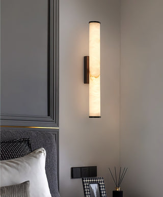 Arcus Lampe Murale Applique Style Élégant Minimaliste Moderne en Laiton et Albâtre