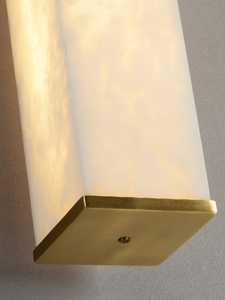 Arcus Lampe Murale Applique Style Élégant Minimaliste Moderne en Laiton et Albâtre