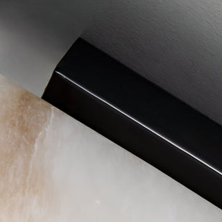Arcus Lampe Murale Applique Style Élégant Minimaliste Moderne en Laiton et Albâtre