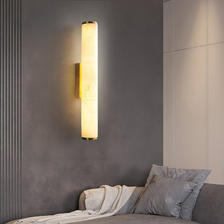 Arcus Lampe Murale Applique Style Élégant Minimaliste Moderne en Laiton et Albâtre