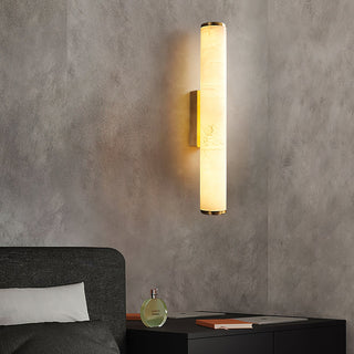 Arcus Lampe Murale Applique Style Élégant Minimaliste Moderne en Laiton et Albâtre