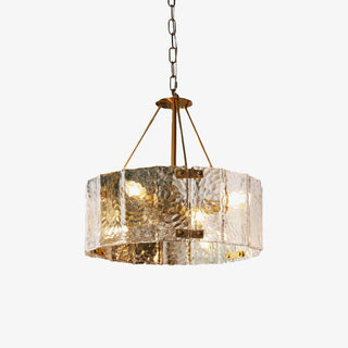 Lustra Lustre Verre Texturé Clair Calvert