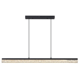 Lustra Suspension Linéaire en Acrylique Noir