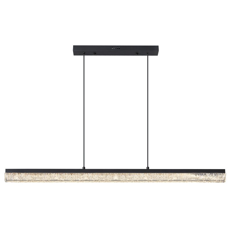 Loressa Suspension Linéaire en Acrylique Noir