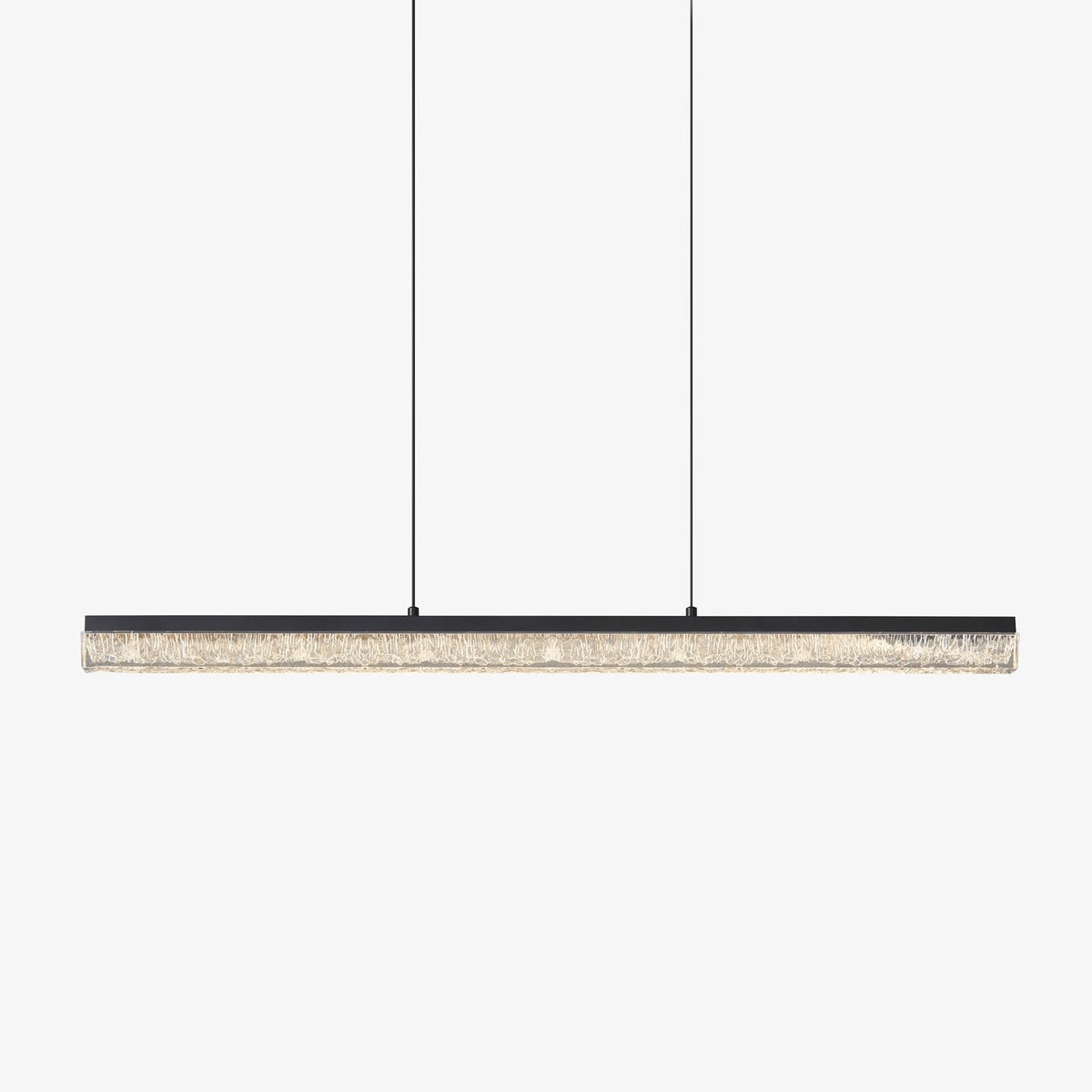 Loressa Suspension Linéaire en Acrylique Noir
