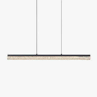 Lustra Suspension Linéaire en Acrylique Noir