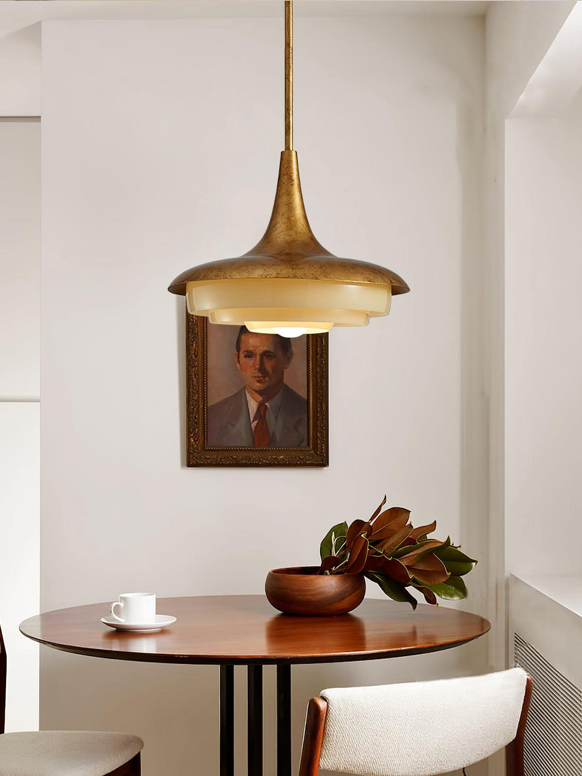 Vioce Suspension en Verre Mid-Century Moderne
