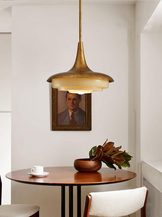 Vioce Suspension en Verre Mid-Century Moderne