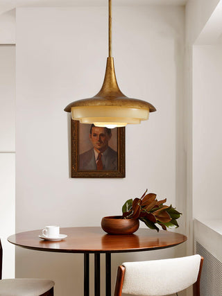 Vioce Suspension en Verre Mid-Century Moderne
