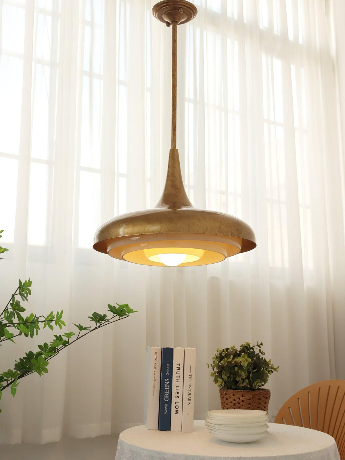 Vioce Suspension en Verre Mid-Century Moderne