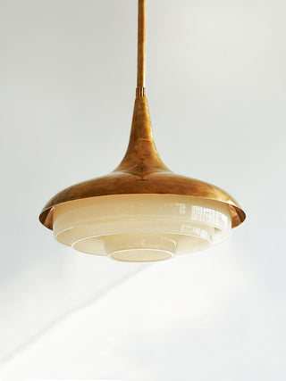 Vioce Suspension en Verre Mid-Century Moderne
