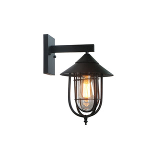 Ionic Lampe Murale en Métal et Verre Style Vintage-Industriel