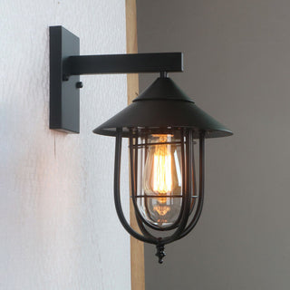 Ionic Lampe Murale en Métal et Verre Style Vintage-Industriel