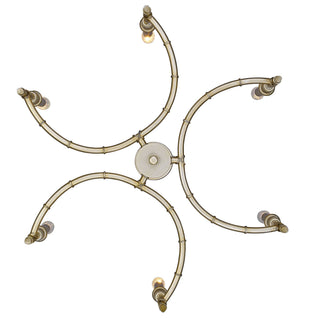 Jetset Lustre en Laiton et Métal de Luxe Style Vintage-Industriel