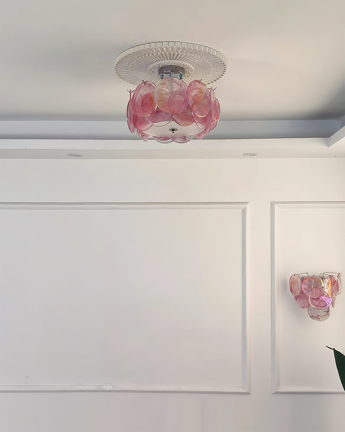 The large size (23.6" diameter) Camden Glass Ceiling Mount.