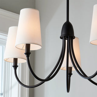 Premium Lustre Lumin Style Vintage-Industriel en Tissu et Métal