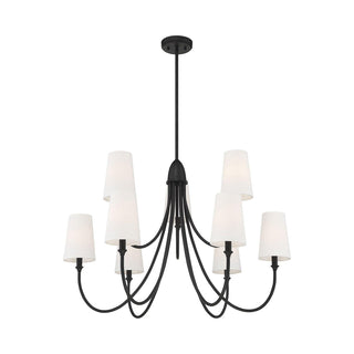 Premium Lustre Lumin Style Vintage-Industriel en Tissu et Métal